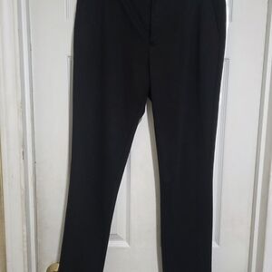 Men's Black Dress Pants - Classic Straight Fit